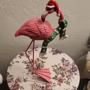 Christmas Flamingo Decor